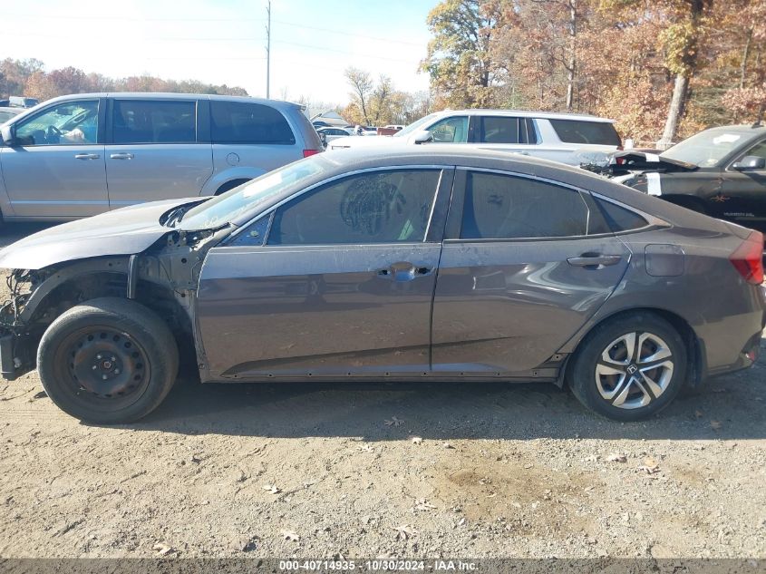 2018 Honda Civic Lx VIN: 2HGFC2F51JH610696 Lot: 40714935