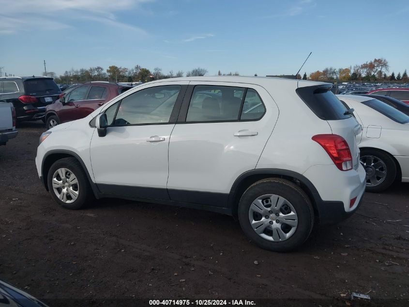 2017 Chevrolet Trax Ls VIN: KL7CJKSB7HB126101 Lot: 40714975