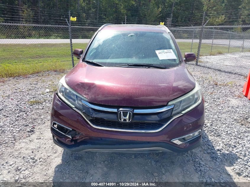 2016 Honda Cr-V Ex-L VIN: 2HKRM3H75GH516088 Lot: 40714991