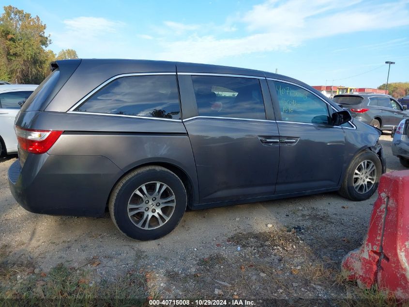 2011 Honda Odyssey Ex-L VIN: 5FNRL5H67BB049477 Lot: 40715008