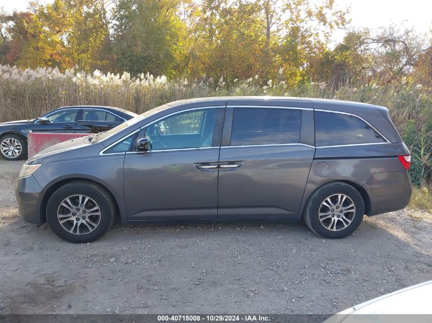 2011 Honda Odyssey Ex-L VIN: 5FNRL5H67BB049477 Lot: 40715008