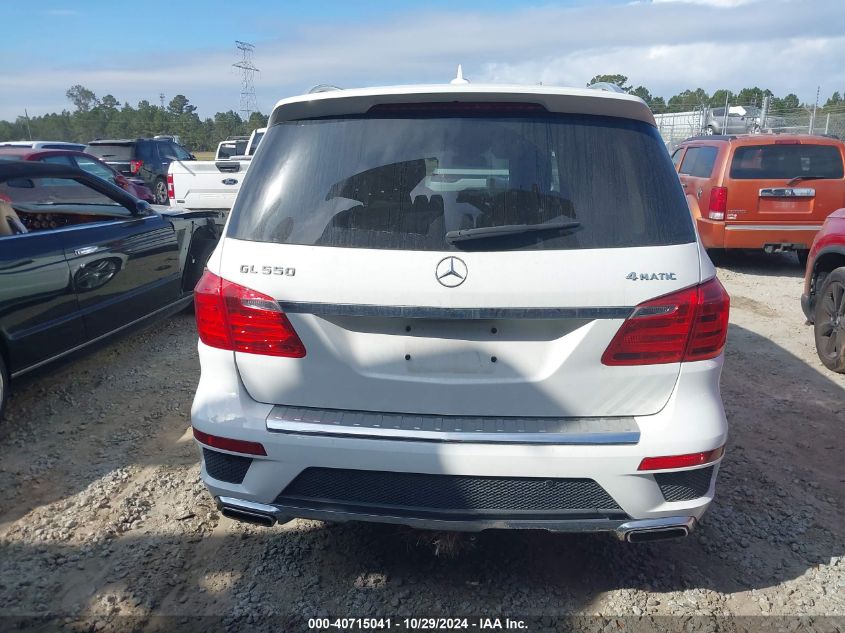 2015 Mercedes-Benz Gl 550 4Matic VIN: 4JGDF7DE8FA484481 Lot: 40715041