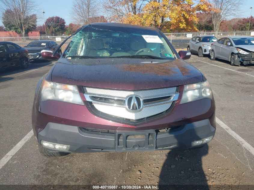 2009 Acura Mdx Technology Package VIN: 2HNYD28679H522364 Lot: 40715087