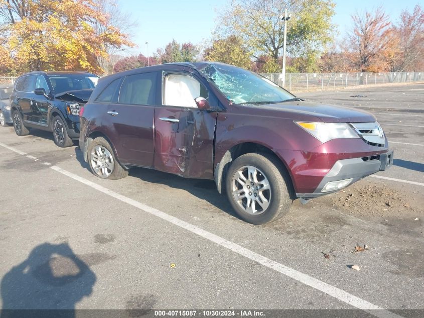 2009 Acura Mdx Technology Package VIN: 2HNYD28679H522364 Lot: 40715087