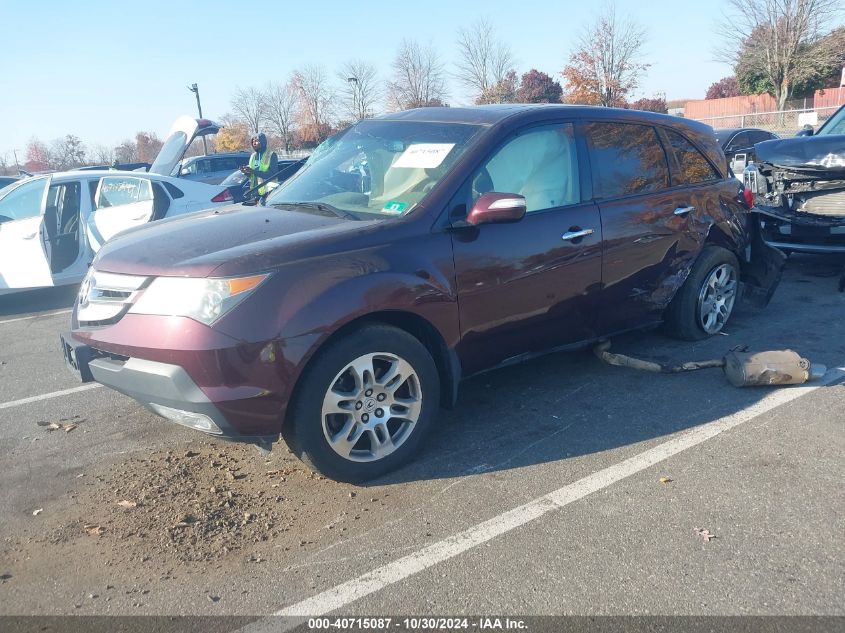 2009 Acura Mdx Technology Package VIN: 2HNYD28679H522364 Lot: 40715087