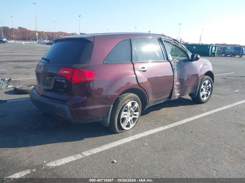 2009 Acura Mdx Technology Package VIN: 2HNYD28679H522364 Lot: 40715087