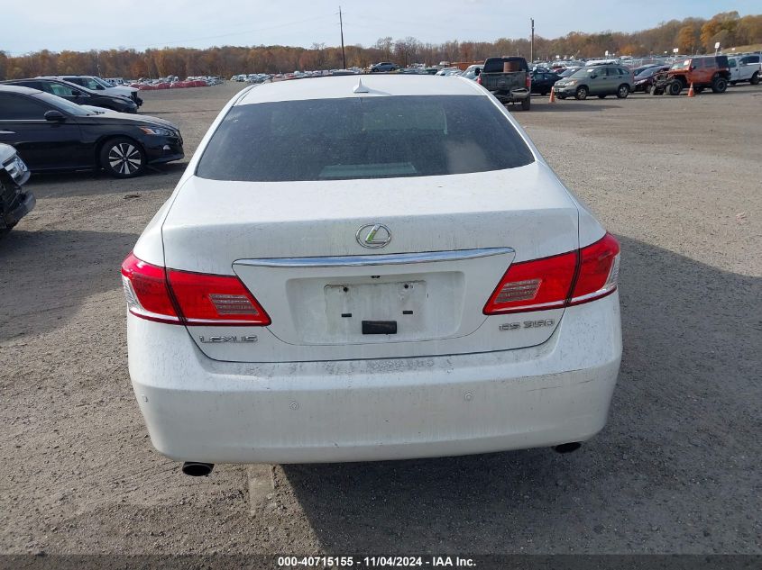 2010 Lexus Es 350 VIN: JTHBK1EGXA2406211 Lot: 40715155