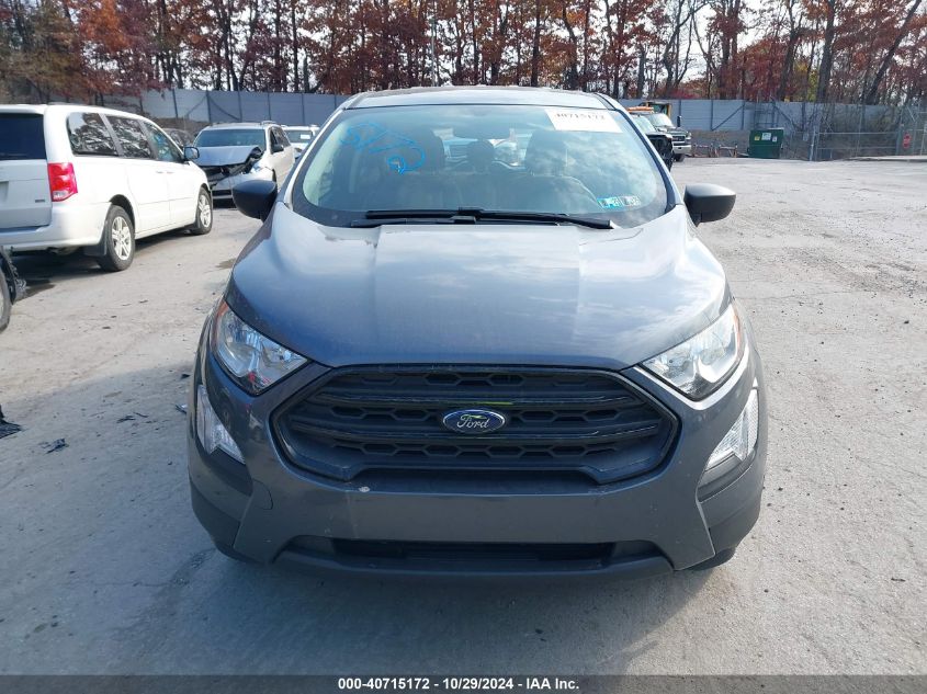 2021 Ford Ecosport S VIN: MAJ3S2FE6MC438103 Lot: 40715172