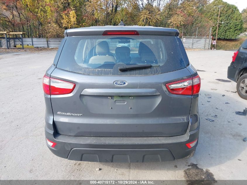 2021 Ford Ecosport S VIN: MAJ3S2FE6MC438103 Lot: 40715172