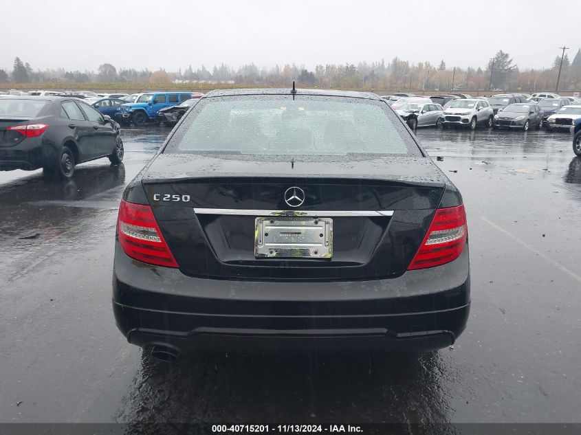 2014 Mercedes-Benz C 250 Luxury/Sport VIN: WDDGF4HB7EA956173 Lot: 40715201