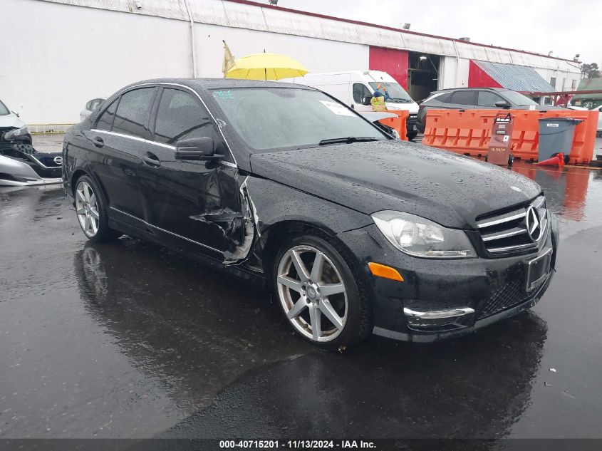 2014 Mercedes-Benz C 250 Luxury/Sport VIN: WDDGF4HB7EA956173 Lot: 40715201