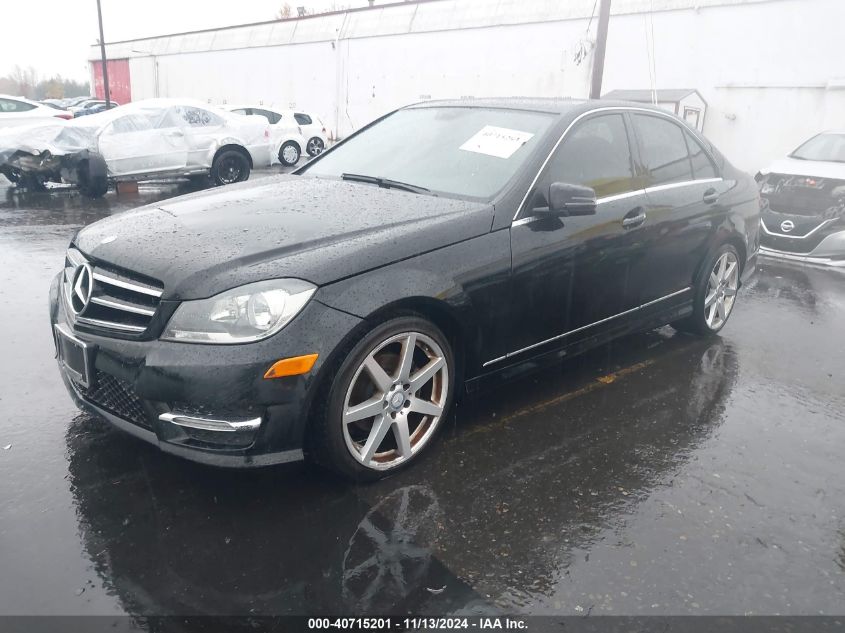 2014 Mercedes-Benz C 250 Luxury/Sport VIN: WDDGF4HB7EA956173 Lot: 40715201