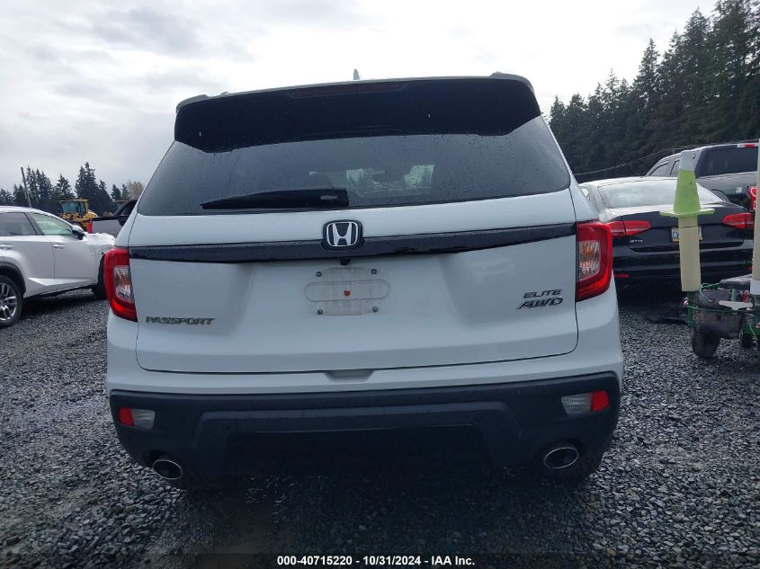 2020 Honda Passport Awd Elite VIN: 5FNYF8H05LB018245 Lot: 40715220