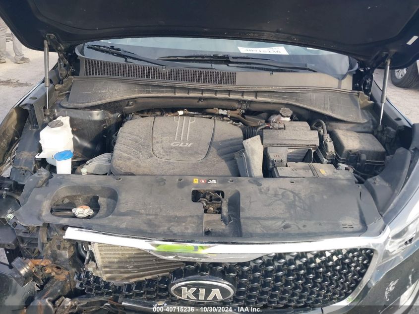 2018 Kia Sorento 3.3L Ex VIN: 5XYPHDA53JG350081 Lot: 40715236