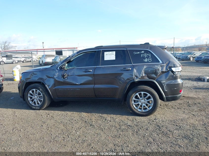 VIN 1C4RJFAG4MC568792 2021 JEEP GRAND CHEROKEE LAREDO E 4X4