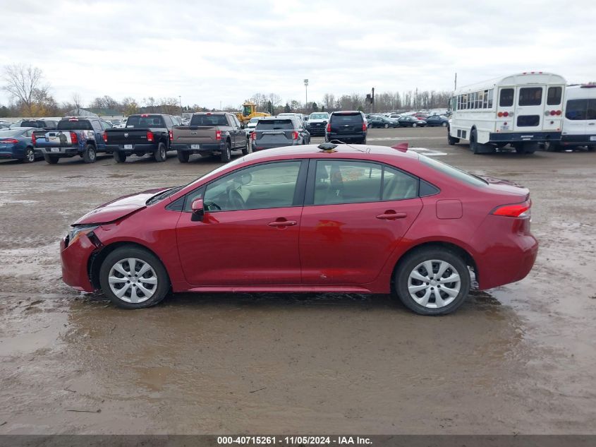 2023 Toyota Corolla Le VIN: JTDB4MEEXPJ004568 Lot: 40715261