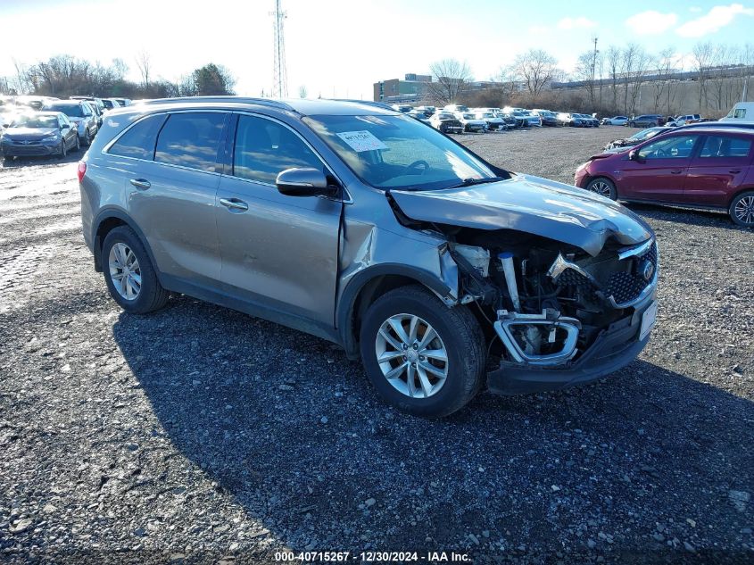 VIN 5XYPG4A30JG339525 2018 KIA Sorento, 2.4L Lx no.1