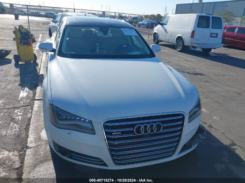 2014 Audi A8 L 3.0 Tdi VIN: WAURMAFD7EN000726 Lot: 40715274