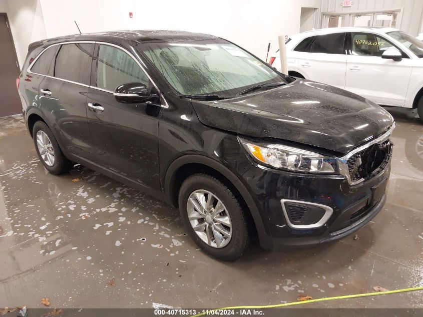 2018 KIA SORENTO 2.4L L - 5XYPG4A33JG412399