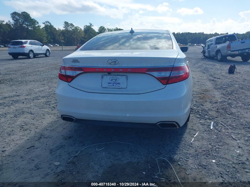 2017 Hyundai Azera VIN: KMHFG4JG0HA581719 Lot: 40715340