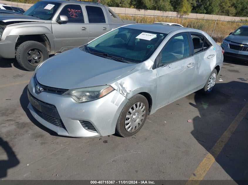 2016 Toyota Corolla, Левый бок, IAAI, VIN 5YFBURHE6GP428902 — фото 2