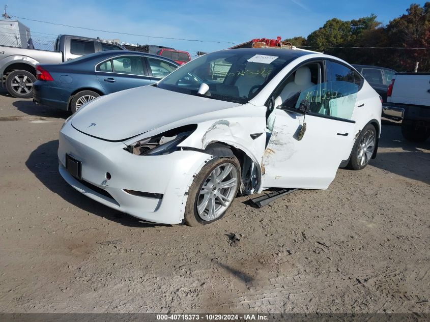 VIN 7SAYGDEEXPF876275 2023 Tesla Model Y, Awd/Long... no.2