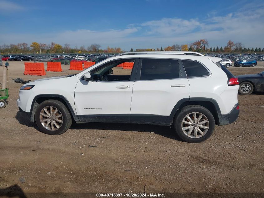 2015 Jeep Cherokee Limited VIN: 1C4PJMDS7FW698675 Lot: 40715397