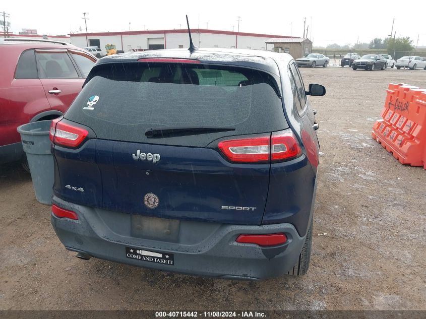 2015 Jeep Cherokee Sport VIN: 1C4PJMAB1FW522693 Lot: 40715442