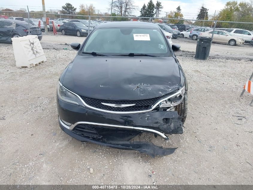 2015 Chrysler 200 C VIN: 1C3CCCCG0FN501839 Lot: 40715473