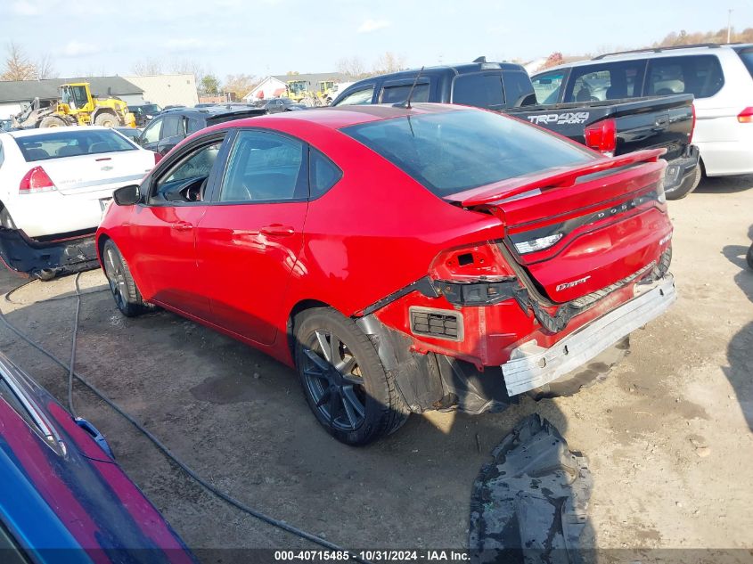 2013 Dodge Dart Sxt VIN: 1C3CDFBA9DD326229 Lot: 40715485