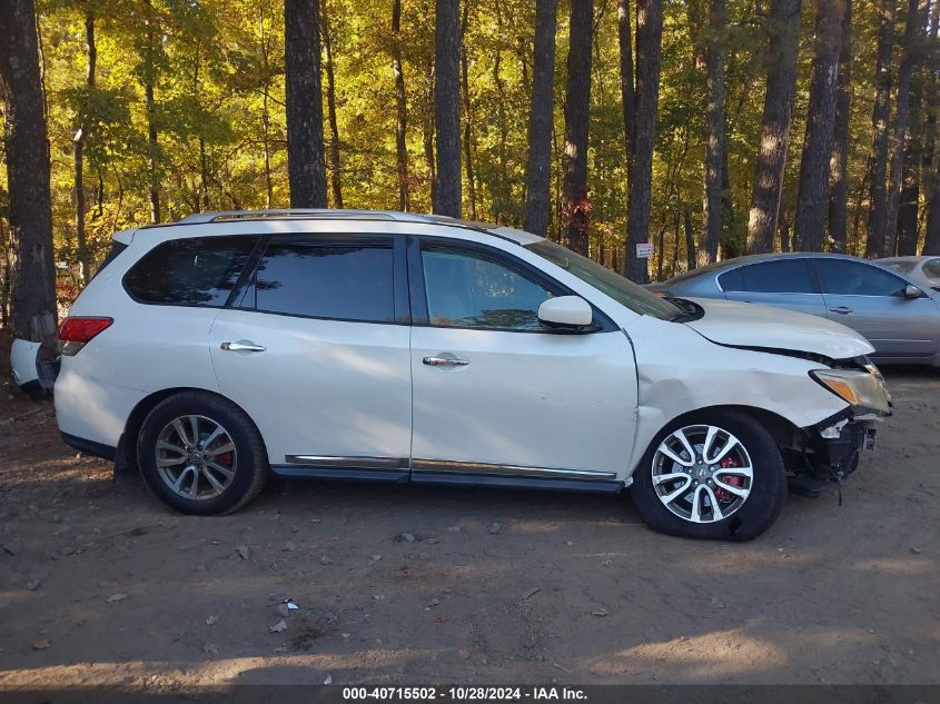 2015 Nissan Pathfinder Sl VIN: 5N1AR2MM7FC667816 Lot: 40715502