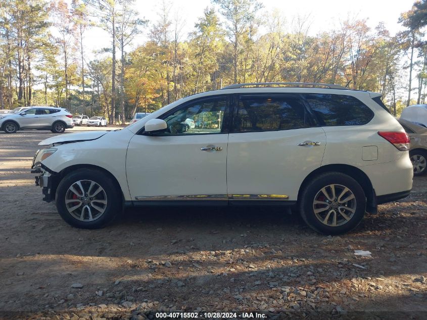 2015 Nissan Pathfinder Sl VIN: 5N1AR2MM7FC667816 Lot: 40715502