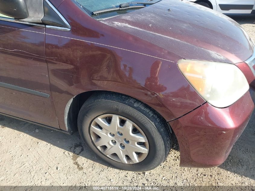 2008 Honda Odyssey Lx VIN: 5FNRL38268B092587 Lot: 40715519