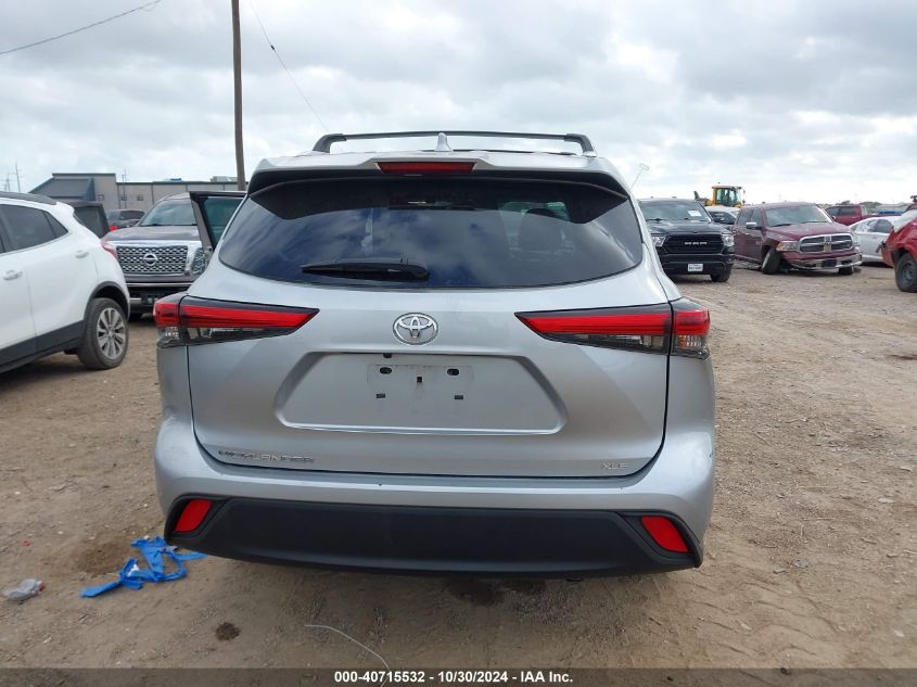 2022 Toyota Highlander Xle VIN: 5TDGZRAHXNS558066 Lot: 40715532