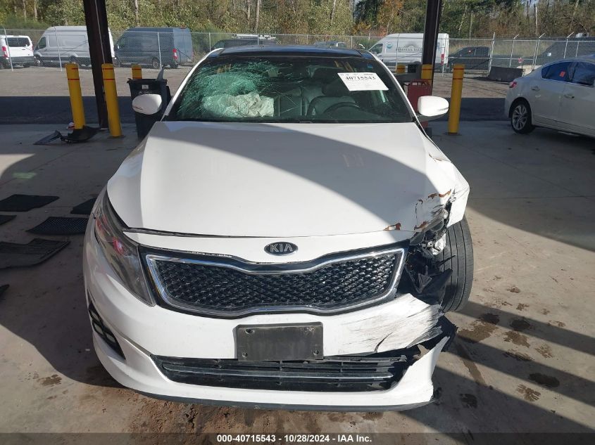 2015 Kia Optima Sxl Turbo VIN: 5XXGR4A69FG383832 Lot: 40715543