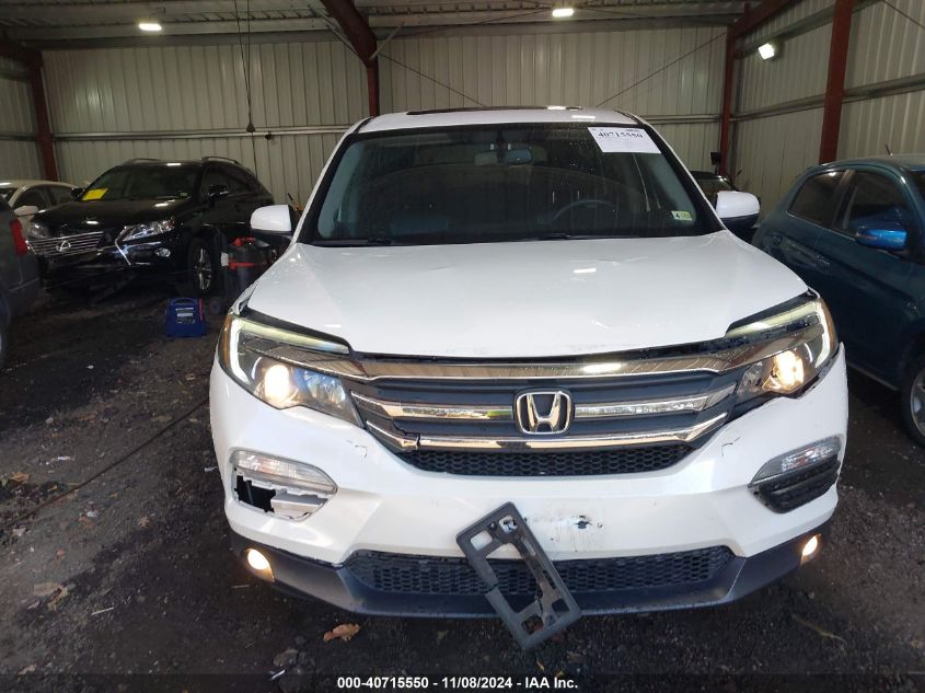 2018 Honda Pilot Ex-L VIN: 5FNYF5H54JB023850 Lot: 40715550