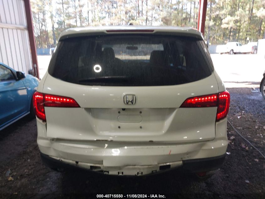 2018 Honda Pilot Ex-L VIN: 5FNYF5H54JB023850 Lot: 40715550