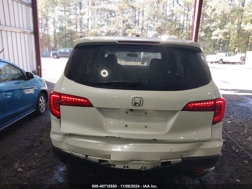 2018 Honda Pilot Ex-L VIN: 5FNYF5H54JB023850 Lot: 40715550