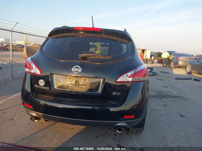 2013 Nissan Murano Sv VIN: JN8AZ1MU7DW202743 Lot: 40715569