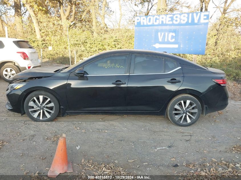 2020 Nissan Sentra Sv Xtronic Cvt VIN: 3N1AB8CV8LY210718 Lot: 40715573