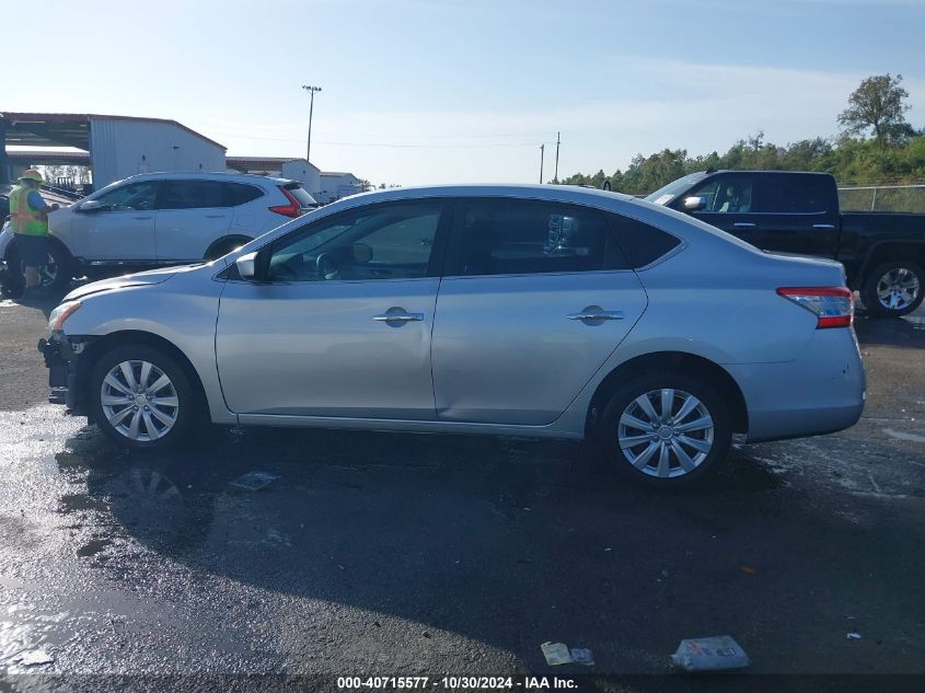 2014 Nissan Sentra Sv VIN: 3N1AB7AP6EY245209 Lot: 40715577