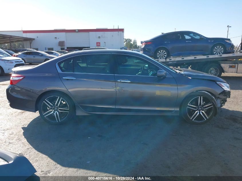 2017 Honda Accord Touring V6 VIN: 1HGCR3F95HA017572 Lot: 40715616