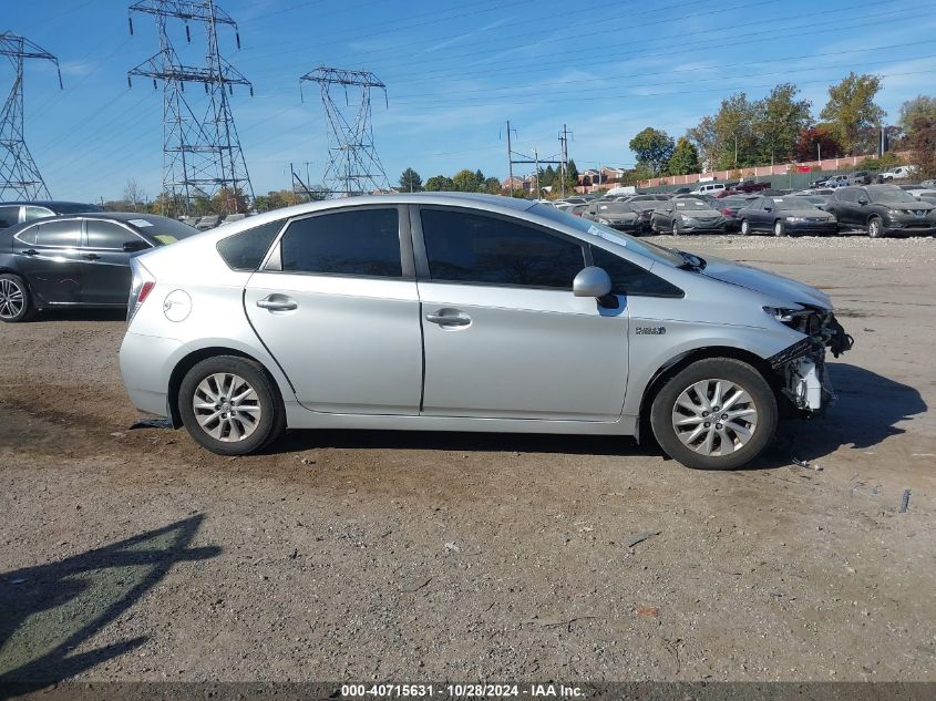 2012 Toyota Prius Plug-In Advanced VIN: JTDKN3DP2C3028193 Lot: 40715631