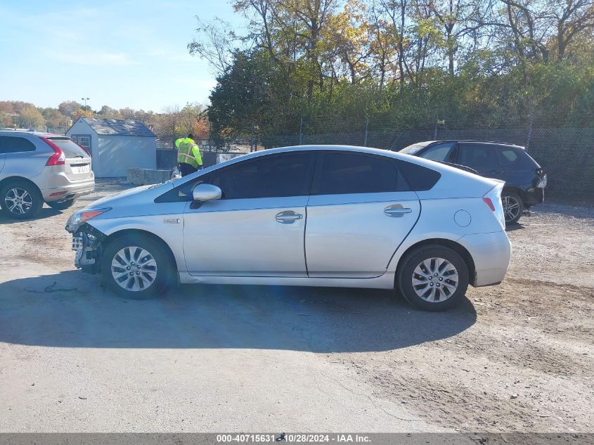 2012 Toyota Prius Plug-In Advanced VIN: JTDKN3DP2C3028193 Lot: 40715631