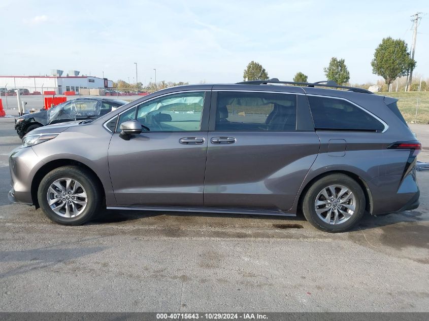 2023 Toyota Sienna Le VIN: 5TDBRKEC1PS139431 Lot: 40715643