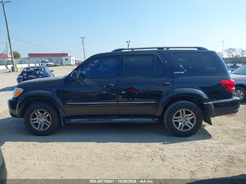 2006 Toyota Sequoia Limited VIN: 5TDZT38AX6S279248 Lot: 40715661