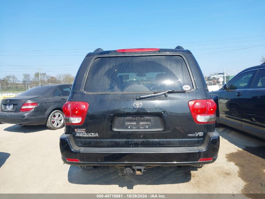 2006 Toyota Sequoia Limited VIN: 5TDZT38AX6S279248 Lot: 40715661