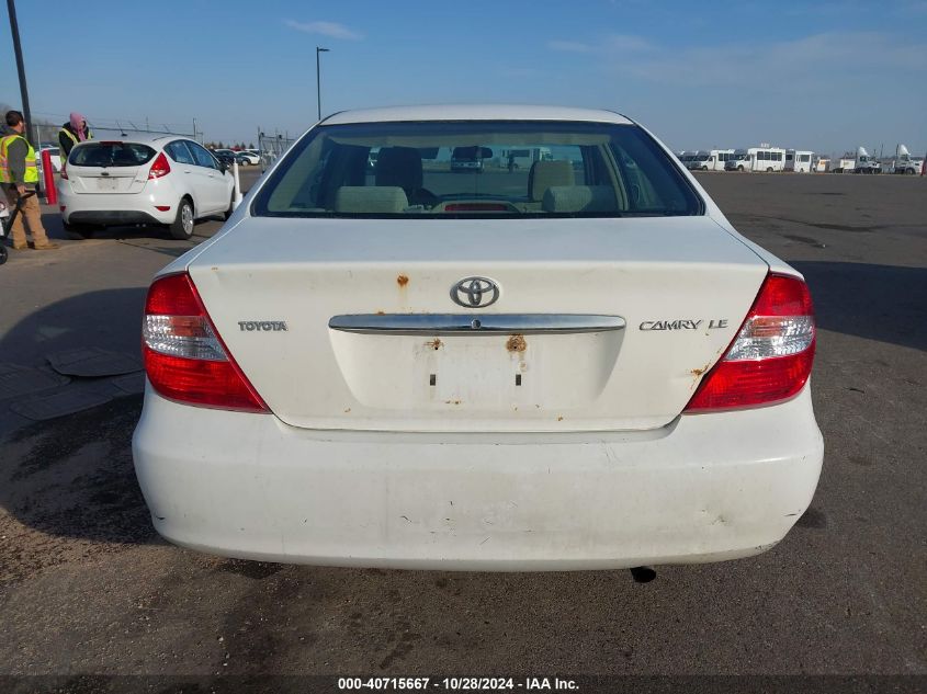 2003 Toyota Camry Le VIN: 4T1BE32KX3U255273 Lot: 40715667