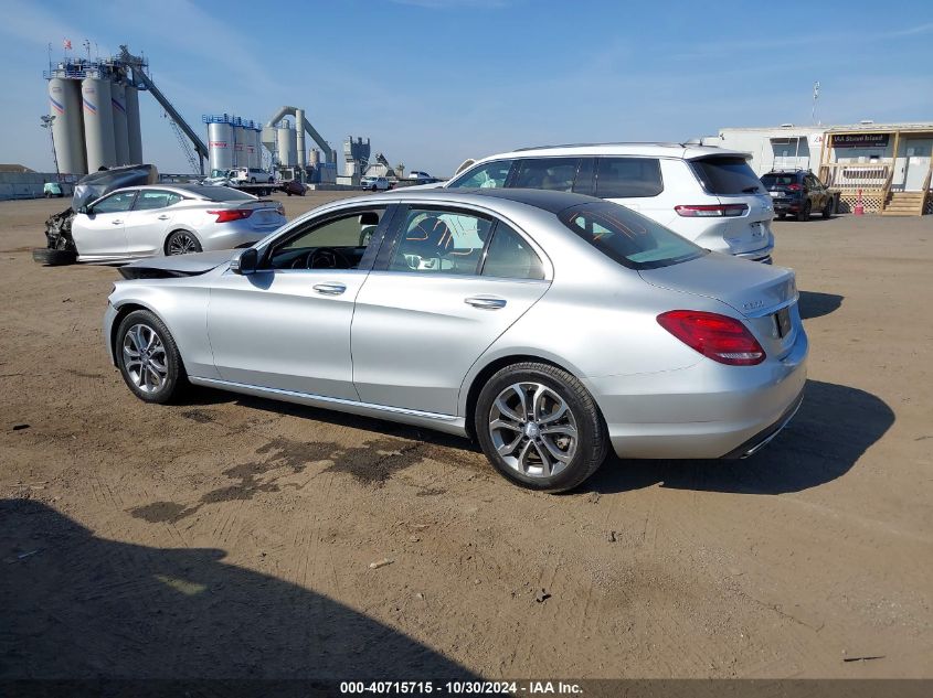 2016 Mercedes-Benz C 300 4Matic/Luxury 4Matic/Sport 4Matic VIN: 55SWF4KB4GU118948 Lot: 40715715