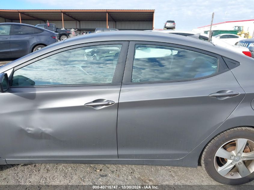 2013 Hyundai Elantra Gls VIN: 5NPDH4AE6DH284741 Lot: 40715747